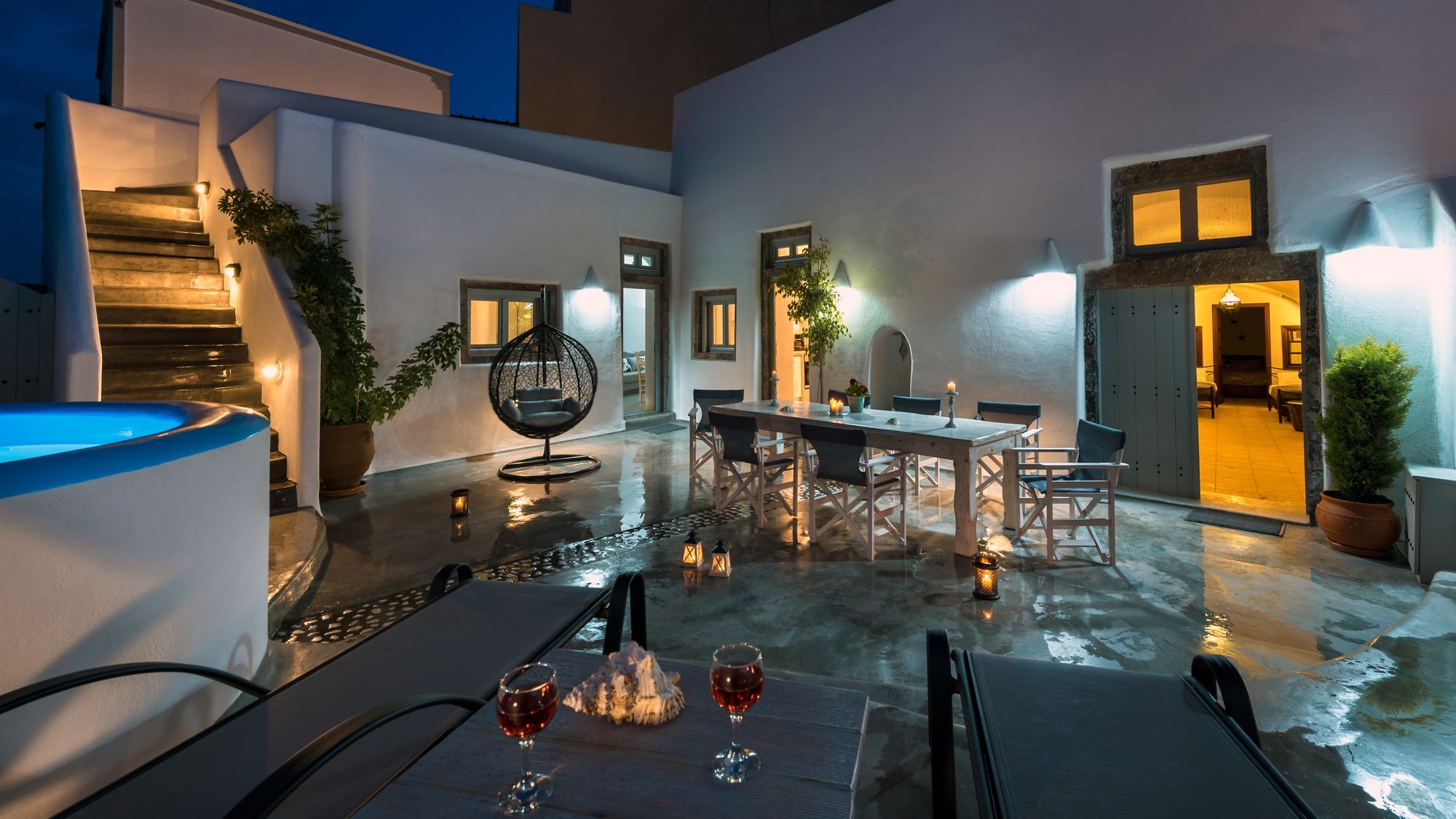 Nereids Villa Santorini Megalochori  Esterno foto