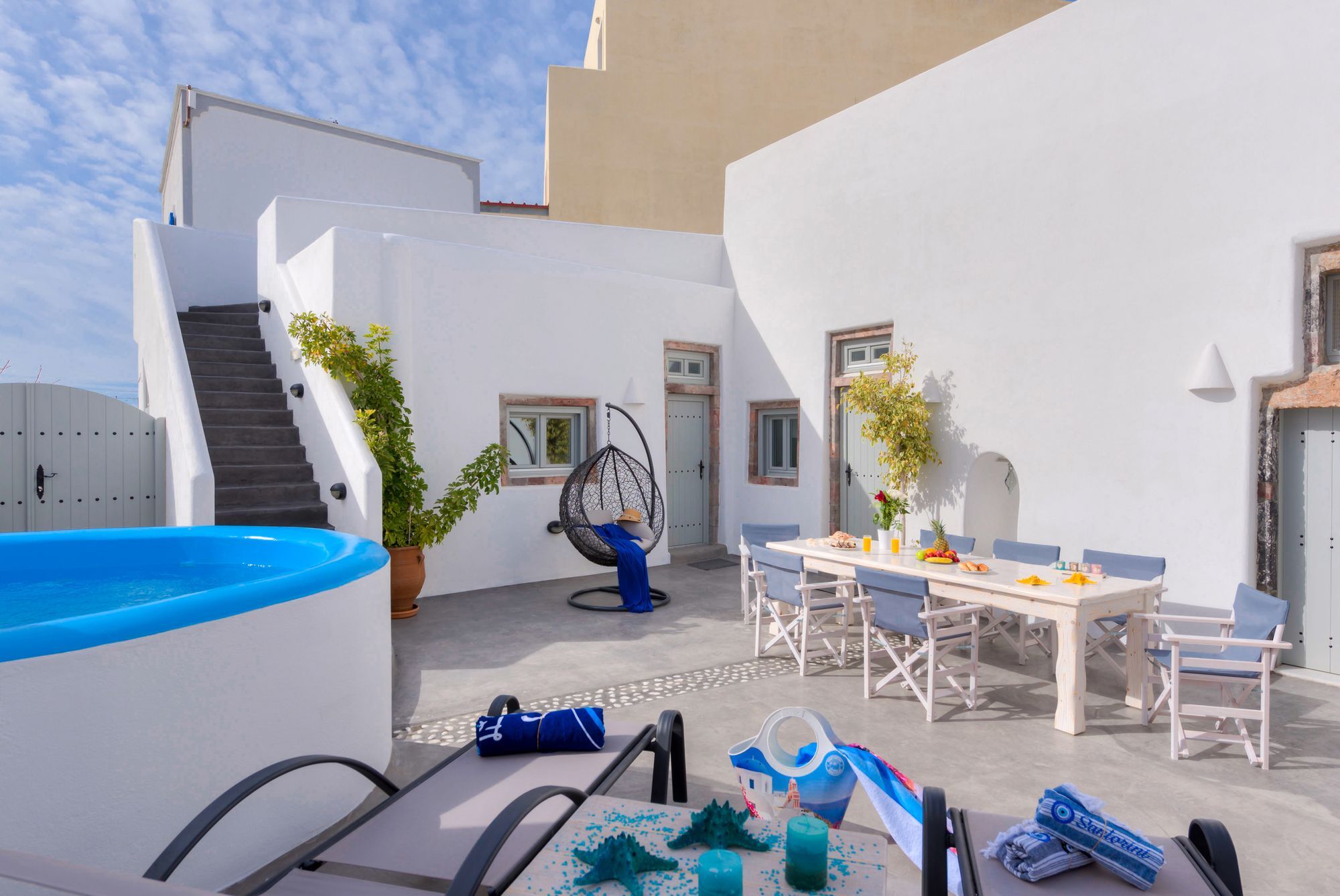 Nereids Villa Santorini Megalochori  Esterno foto
