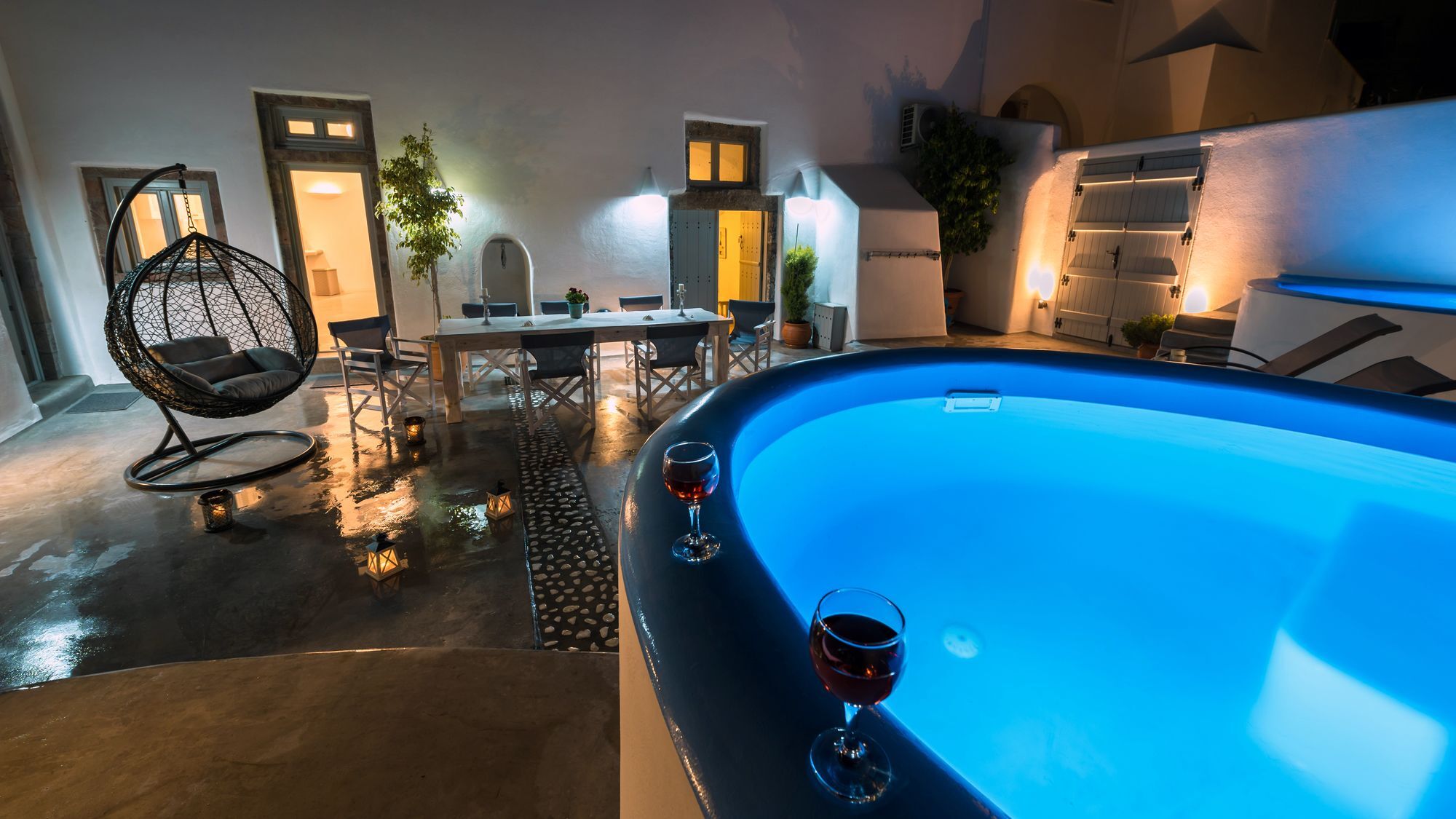 Nereids Villa Santorini Megalochori  Esterno foto